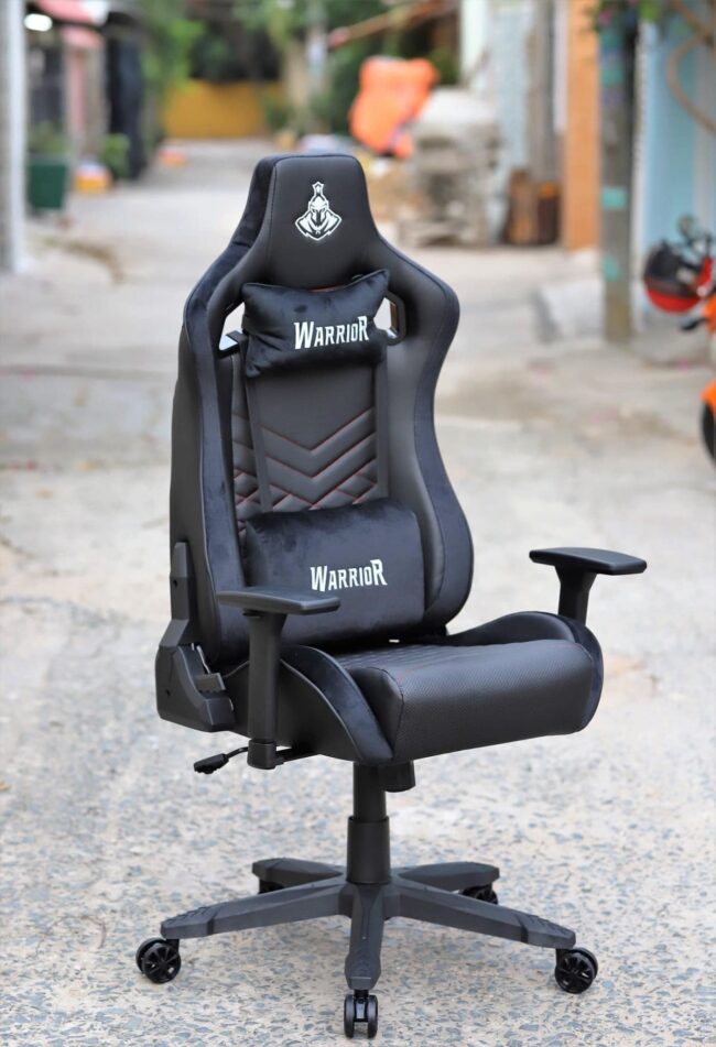 Ghế Gaming Warrior WGC306 – Black Velvet - Hình ảnh 2
