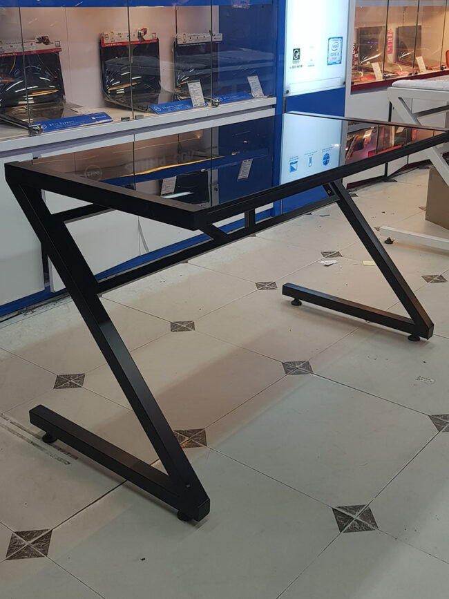 Bàn Gaming Z- Desk Mặt Kính Cường Lực Trắng - Hình ảnh 6
