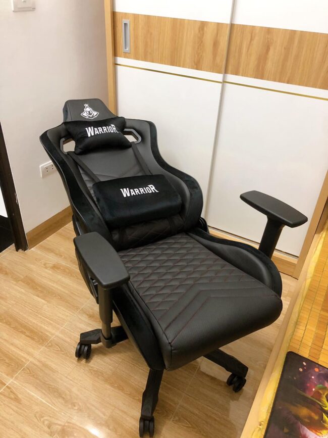 Ghế Gaming Warrior WGC306 – Black Velvet - Hình ảnh 5