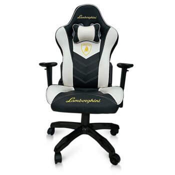 Ghế gaming Lamborghini White ( Trắng đen )