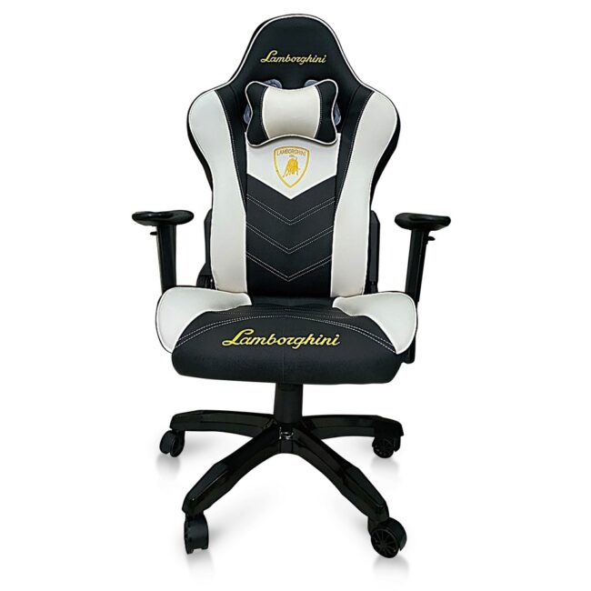 Ghế gaming Lamborghini White ( Trắng đen )