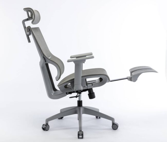 Ghế công thái học Ergonomic WARRIOR HERO Series WEC504 Đen/Xám - Hình ảnh 2