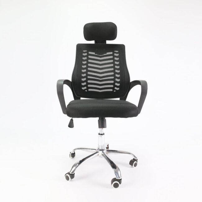 Ghế Văn Phòng Lưng Xương Cá Tựa Đầu Chân Xoay VP410 - Hình ảnh 2