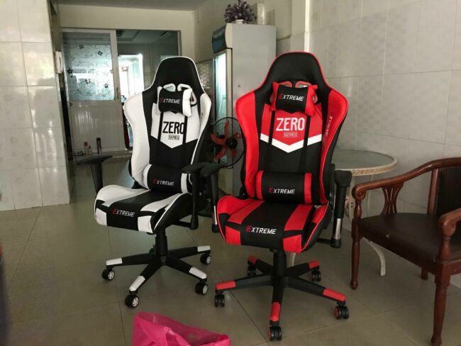 Ghế Gaming Extreme Zero V1 Trắng (White – Black) - Hình ảnh 2