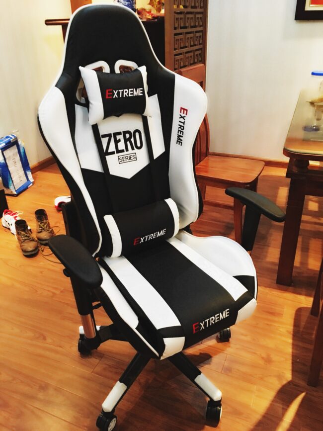 Ghế Gaming Extreme Zero V1 Trắng (White – Black) - Hình ảnh 3
