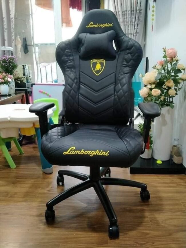 Ghế Gaming Lamborghini Màu Đỏ ( Red - Black ) - Hình ảnh 6
