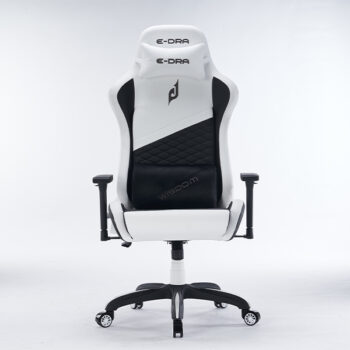 Ghế game EDRA EGC231 Fabric - WISDOM màu Trắng ( White - Black )