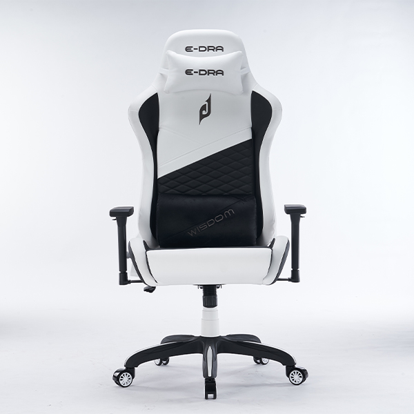 Ghế game EDRA EGC231 Fabric - WISDOM màu Trắng ( White - Black )