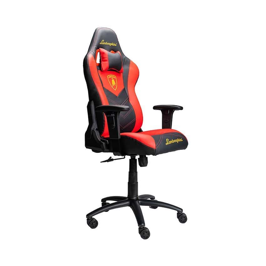Ghế Gaming Lamborghini đỏ đen cho nội thất Eco Gaming cao cấp mới nhất.