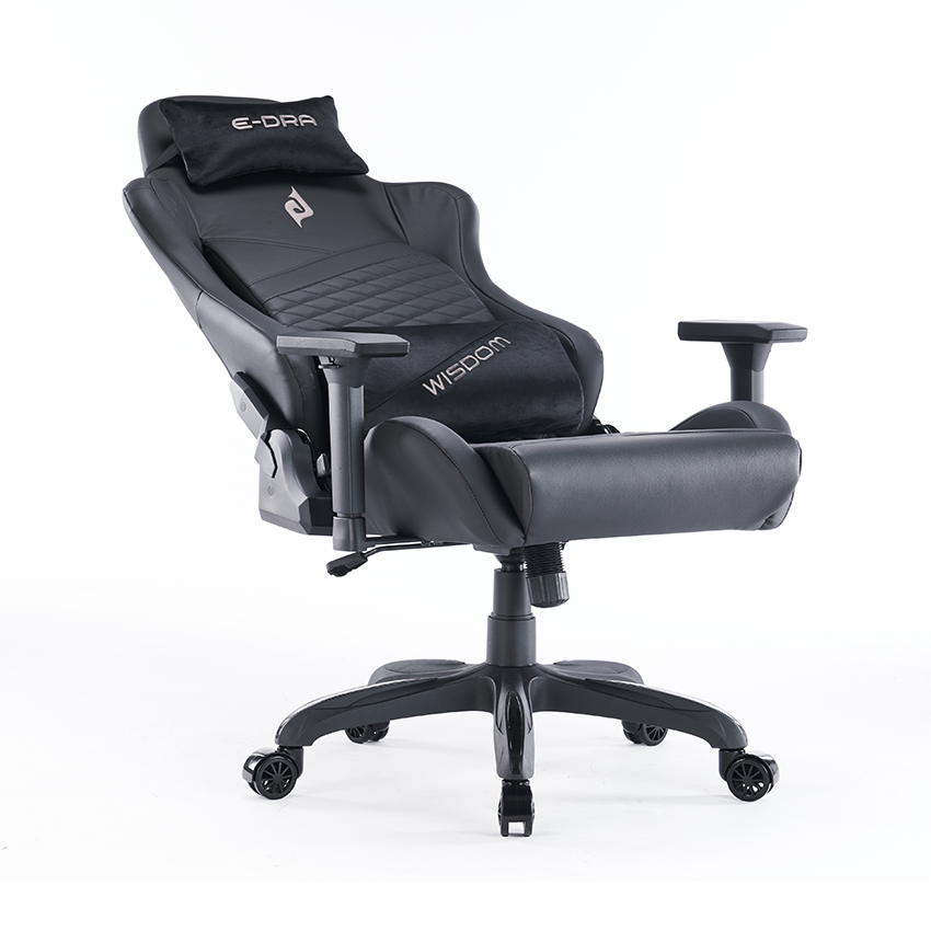 Ghế game EDRA EGC231 Fabric - WISDOM màu Đen ( Full Black ) - Ảnh 3