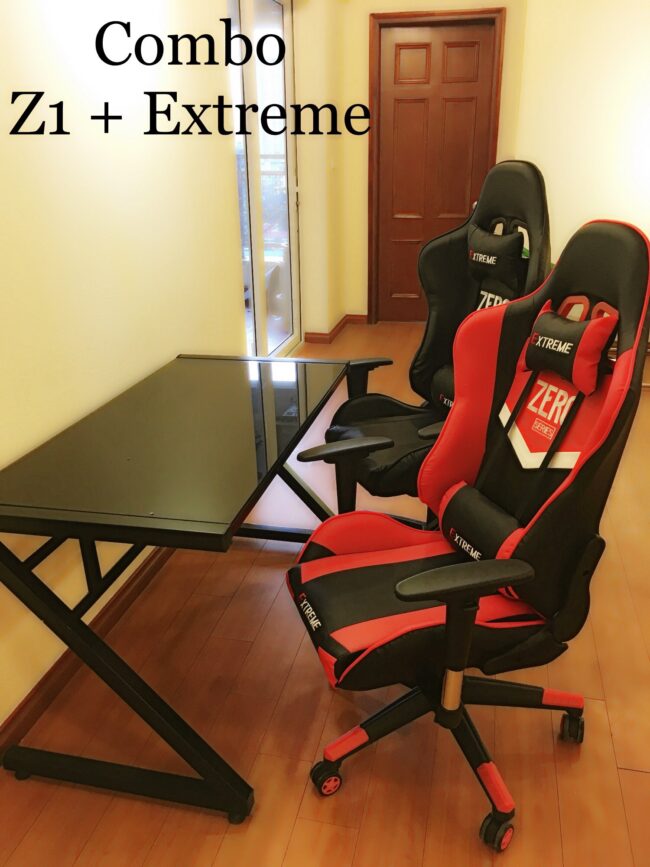 Ghế Gaming Extreme Zero V1 Trắng (White – Black) - Hình ảnh 7