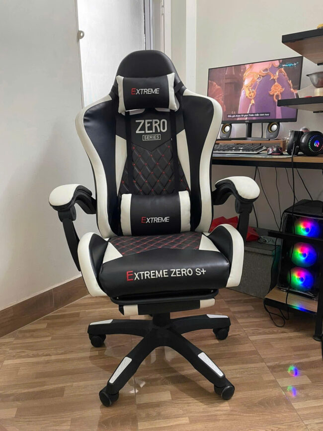 Ghế Gaming Extreme Zero S+ Trắng ( White - Black ) - Hình ảnh 10