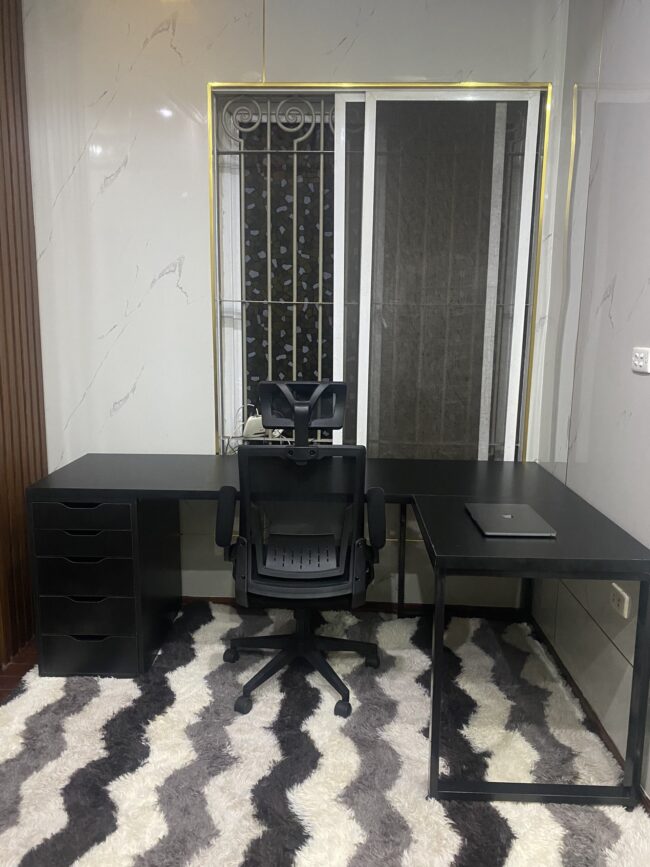 Bàn Ikea Góc L 1 Hộc Tủ ( Thiết Kế Theo Yêu Cầu ) - Hình ảnh 9
