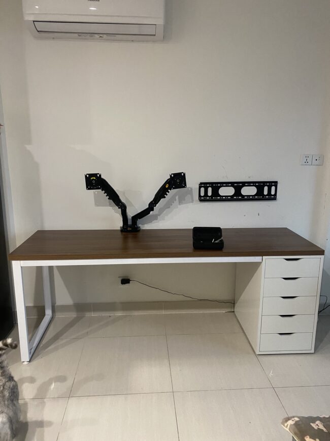 Bàn IKEA 1 Hộc Tủ Đen ( Mặt Tùy Biến Màu Sắc ) - Hình ảnh 6