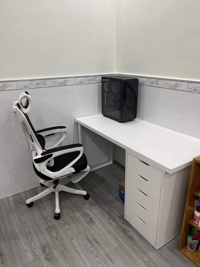 Bàn IKEA 1 Hộc Tủ Đen ( Mặt Tùy Biến Màu Sắc ) - Hình ảnh 12