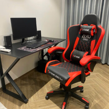 Combo bàn ghế gaming Extreme Zero S+ bàn K mặt gỗ MDF