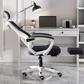 Ghế Công Thái Học Cao Cấp S06 Trắng