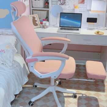 Ghế Công Thái Học Cao Cấp S08 Hồng Pink