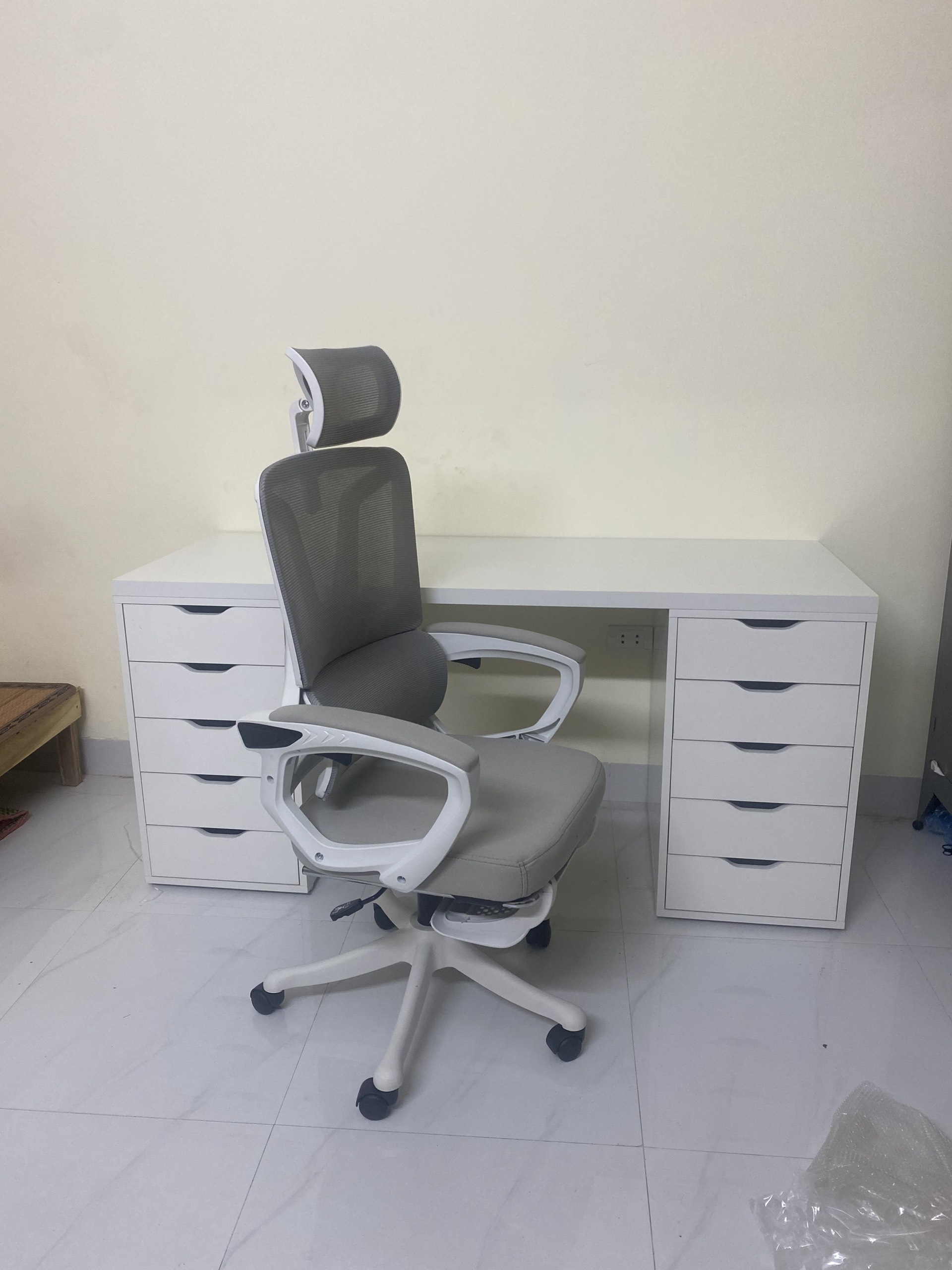 Ghế công thái học CTH S07 Xám Ghi ( Gray ) - Ảnh 3