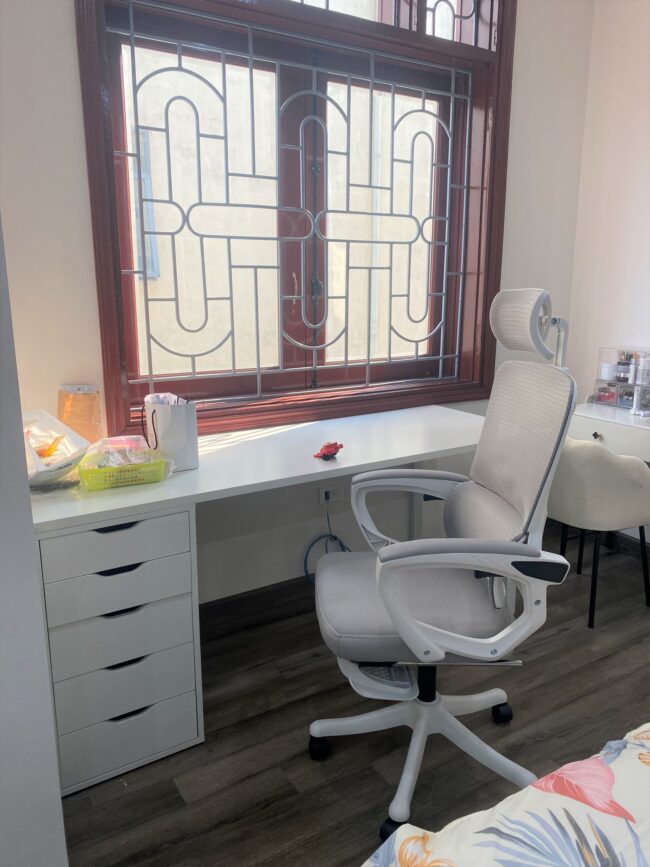 Ghế Công Thái Học Cao Cấp S07 Xám Ghi - Hình ảnh 4