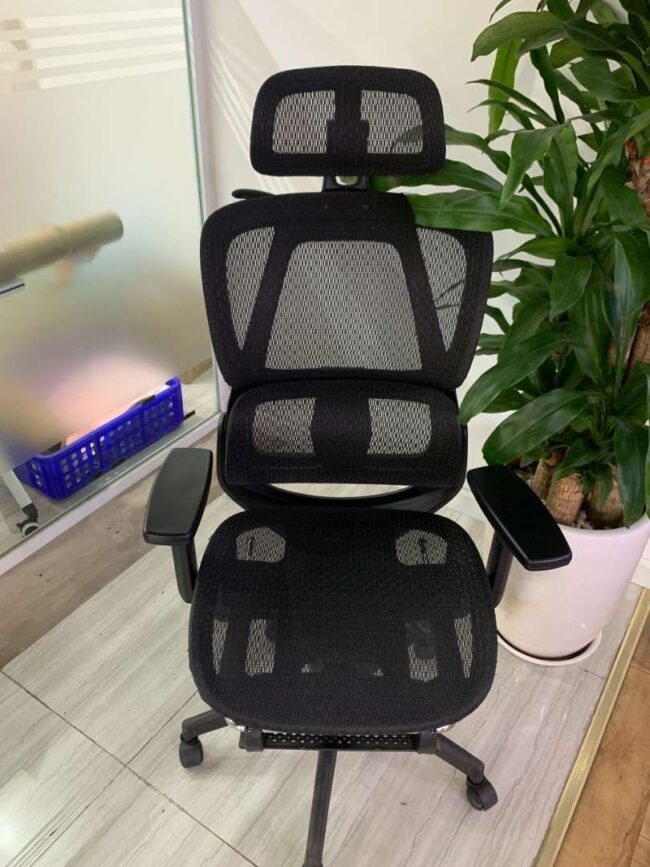 Ghế công thái học LIMO 919, ghế văn phòng thiết kế full lưới - Ghế chơi game làm việc, tặng kê chân - Hình ảnh 6