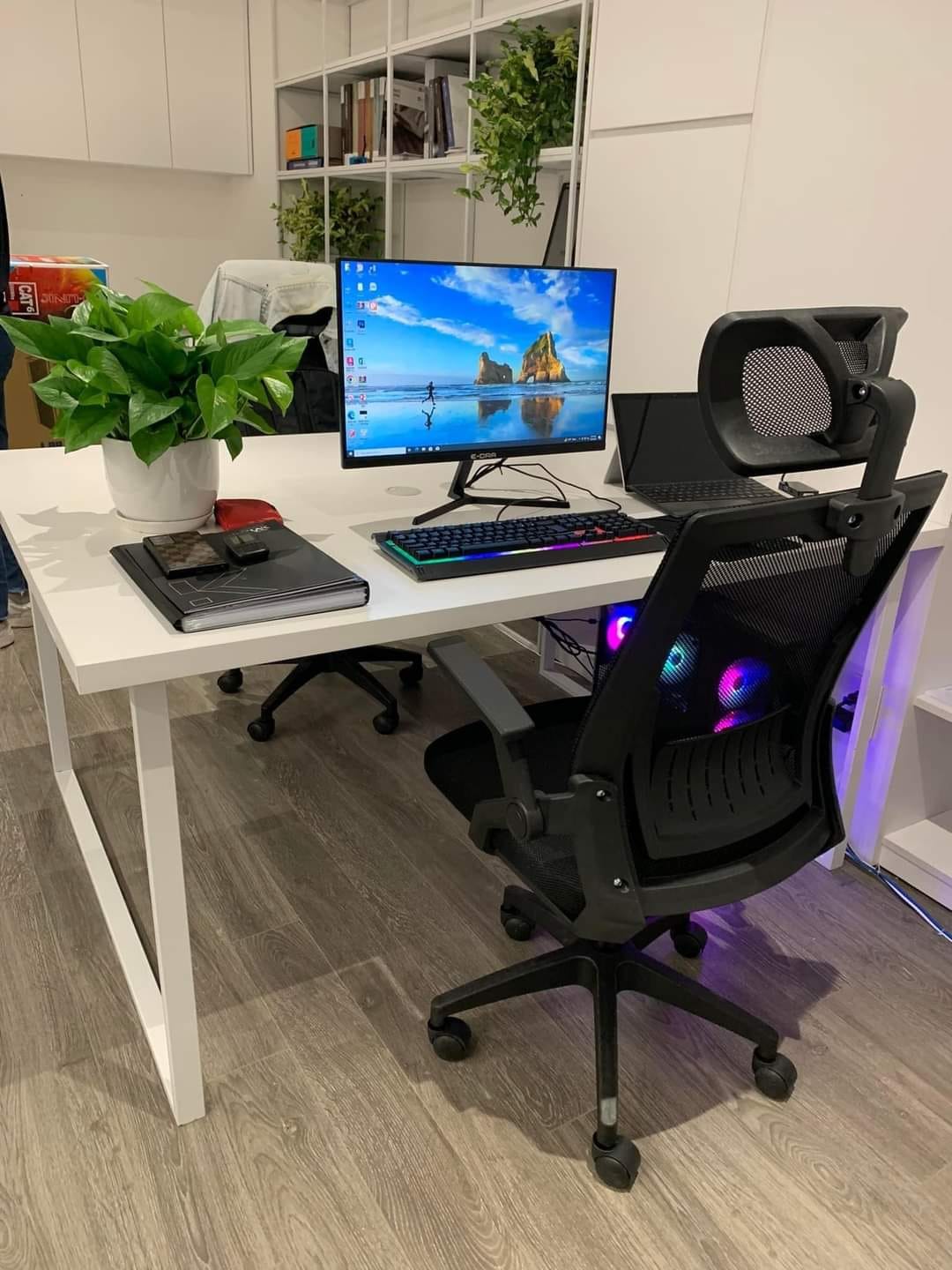 Combo bàn ghế CTH S04 + bàn U mặt gỗ MDF - Ảnh 8